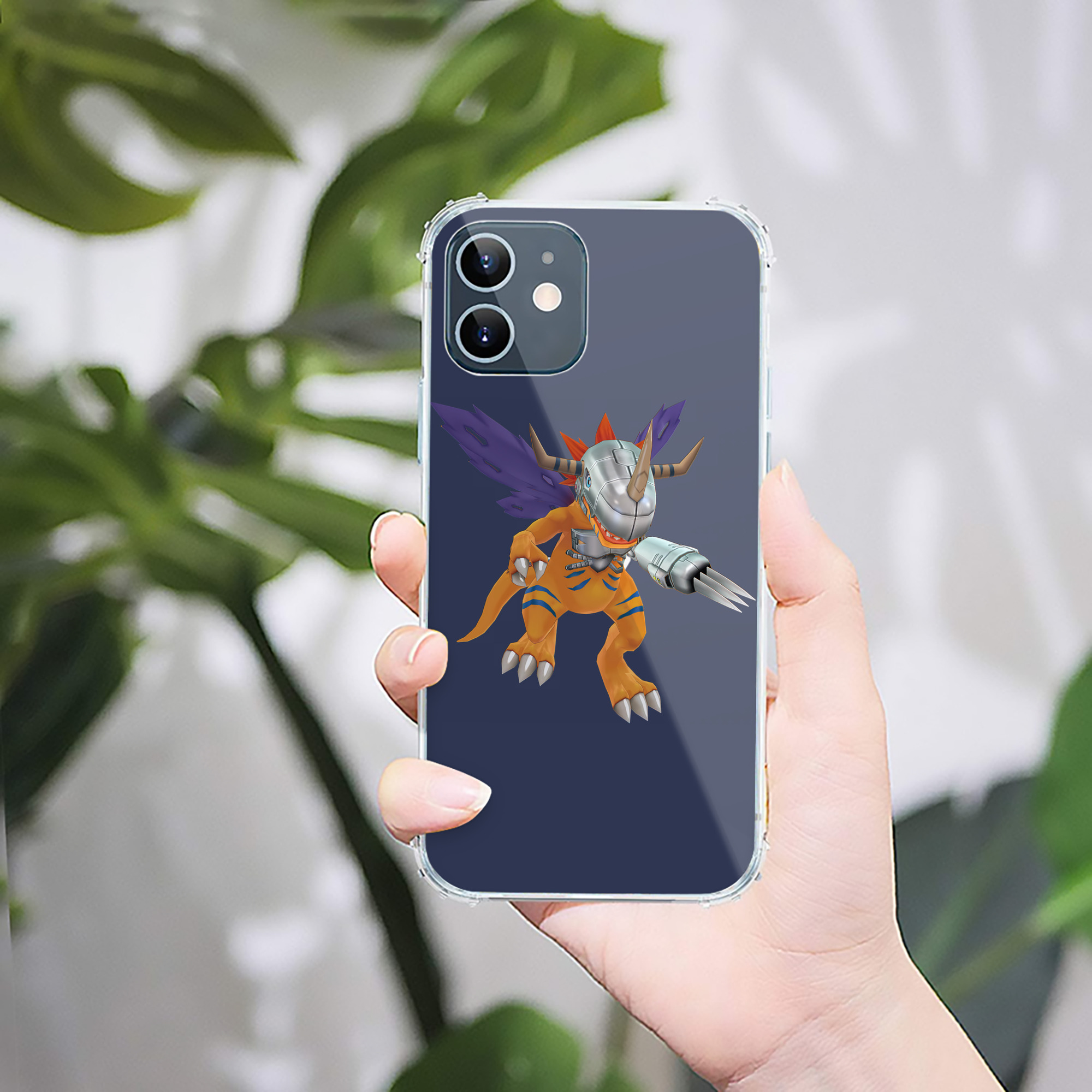 （画像用） Digimon デジタルモンスター/デジモン 【iPhone 12シリーズ対応】透明スマホケース（クリアソフトケース）
